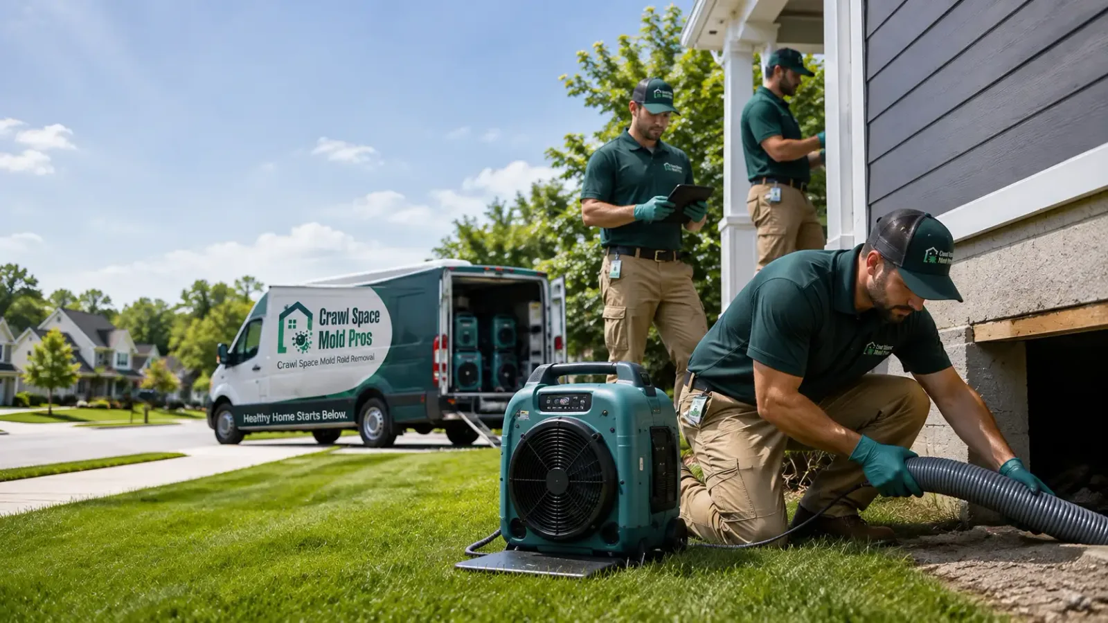 Crawl Space Mold Removal in Dover, PA